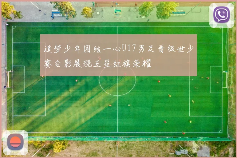 追梦少年团结一心U17男足晋级世少赛合影展现五星红旗荣耀